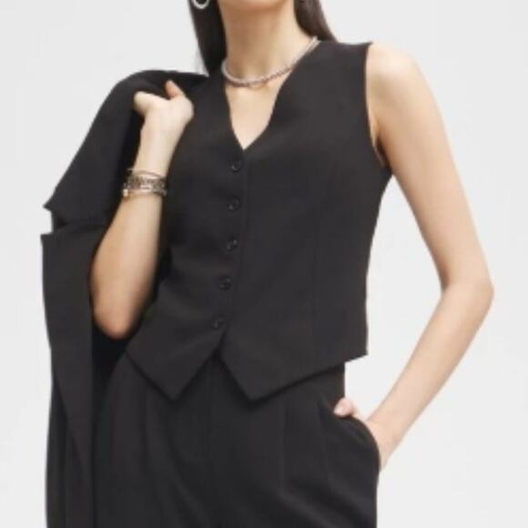 Black Label™ Shirt Vest Black - Picture 2 of 4